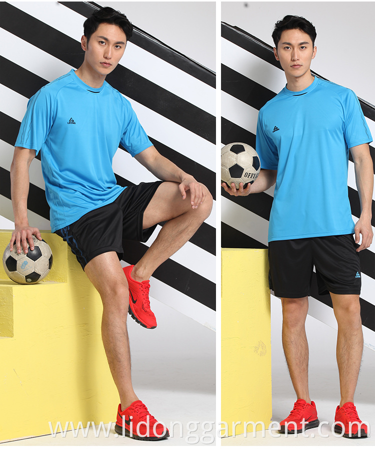 Wholesale cheap blank soccer uniforms for teams Customize your own log